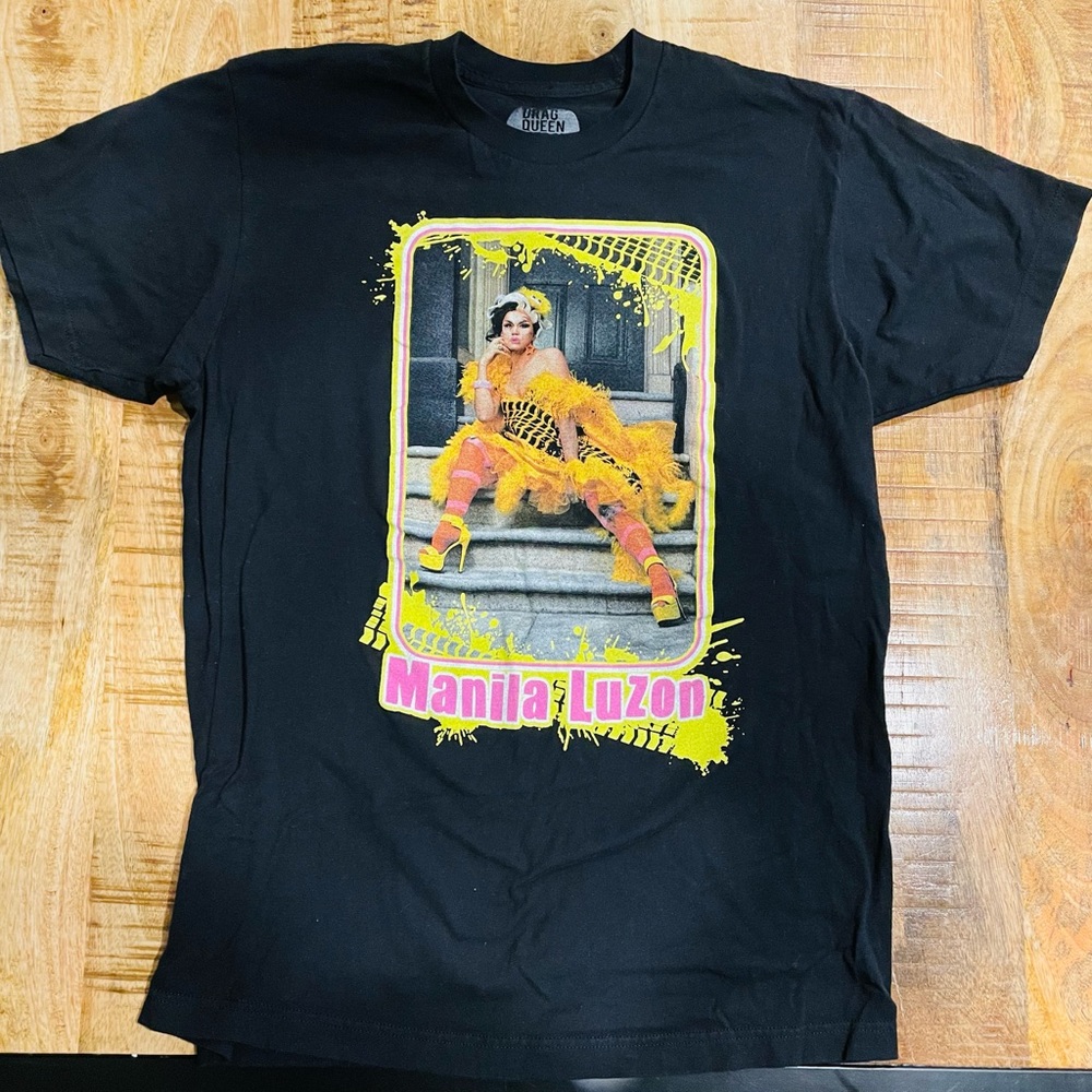 Manila Luzon black T-shirt Rupauls Drag Race